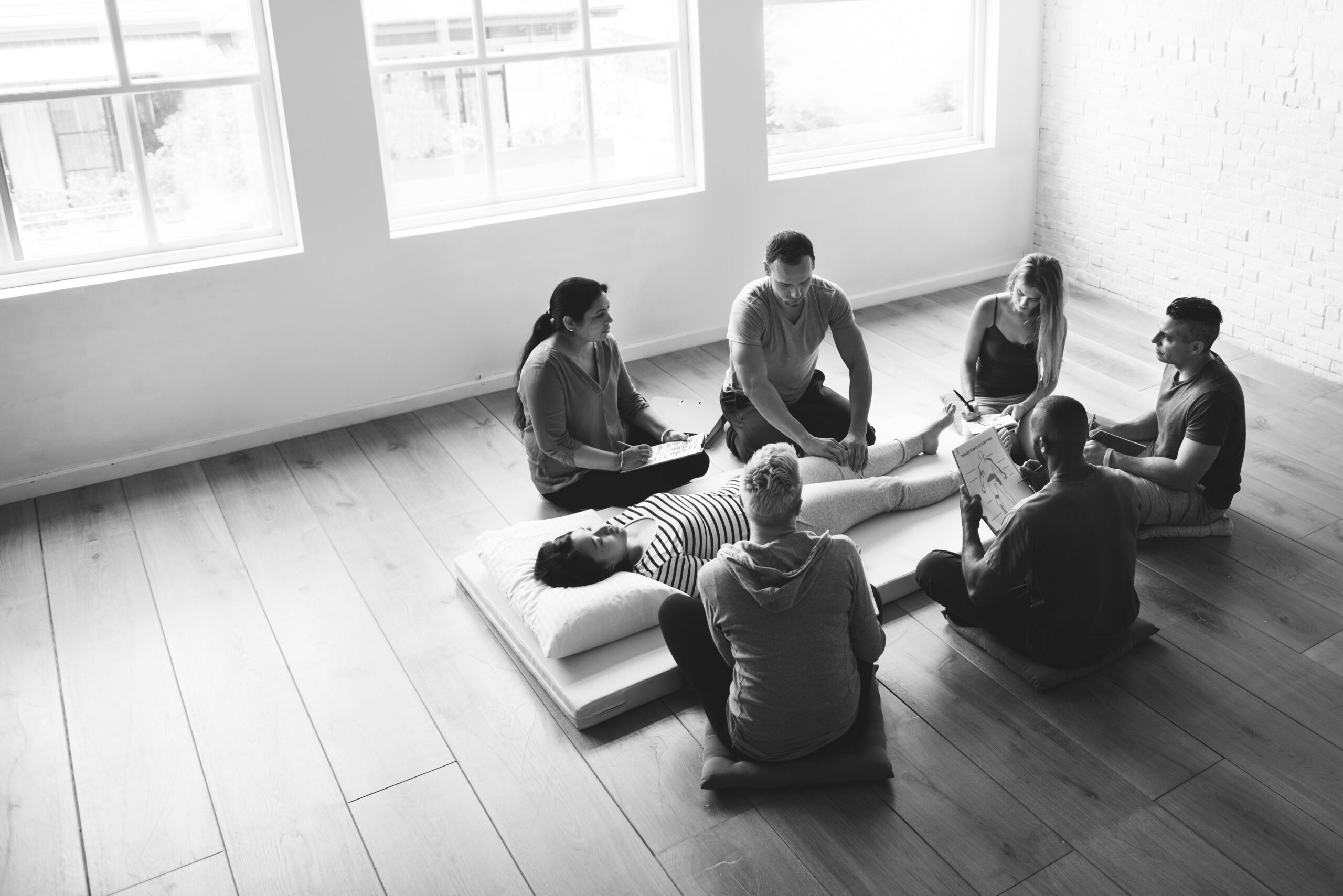Health Wellness Massage Training Concept