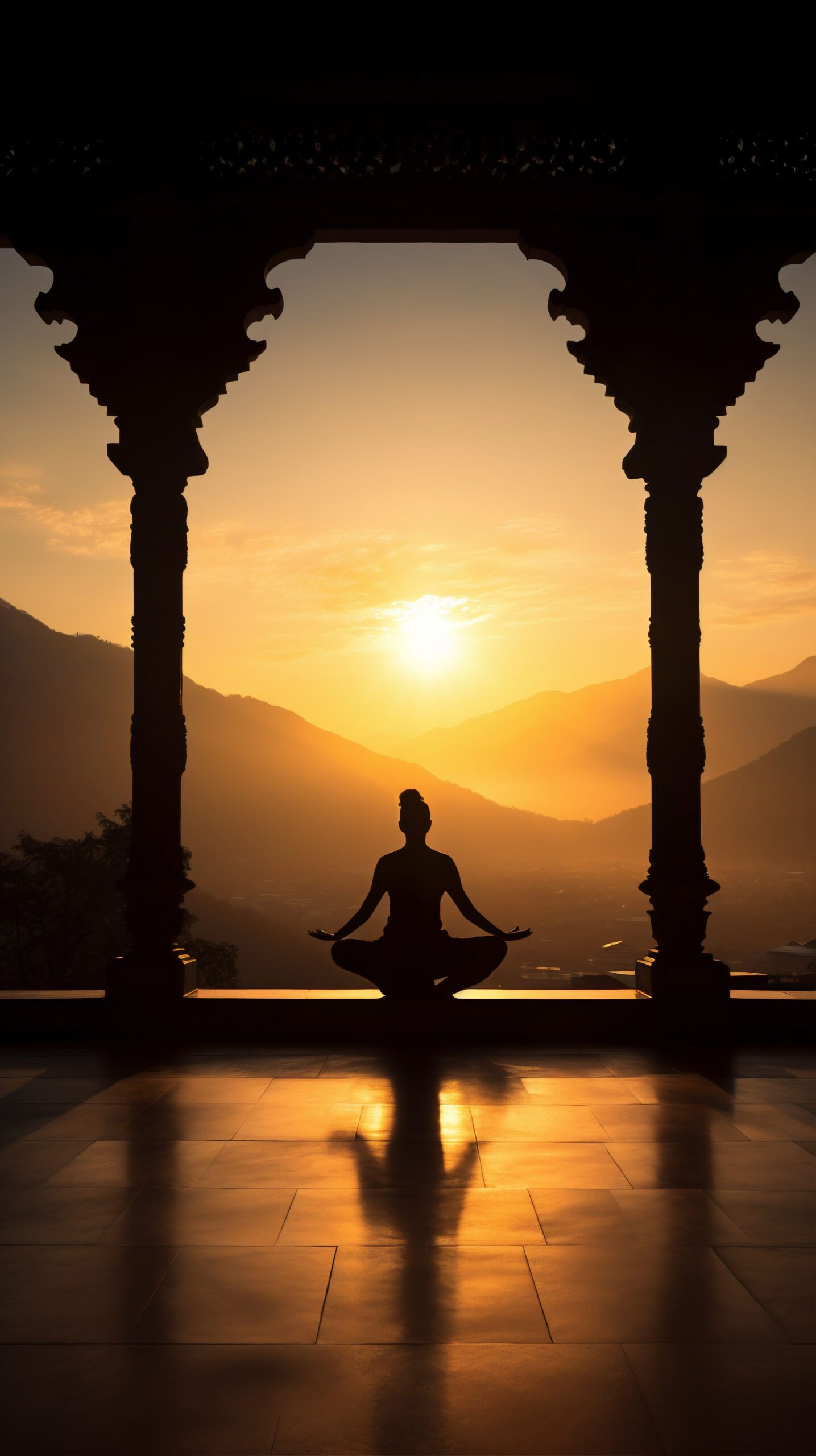 person-practicing-yoga-meditation-nature-sunset-sunrise